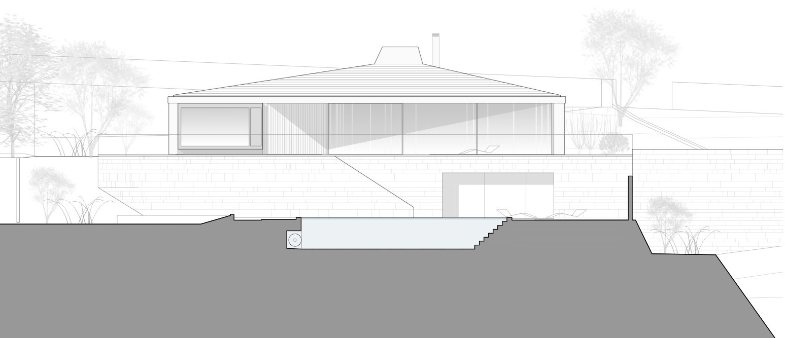 瑞士 Hauterive 湖畔混凝土与玻璃的现代住宅-88