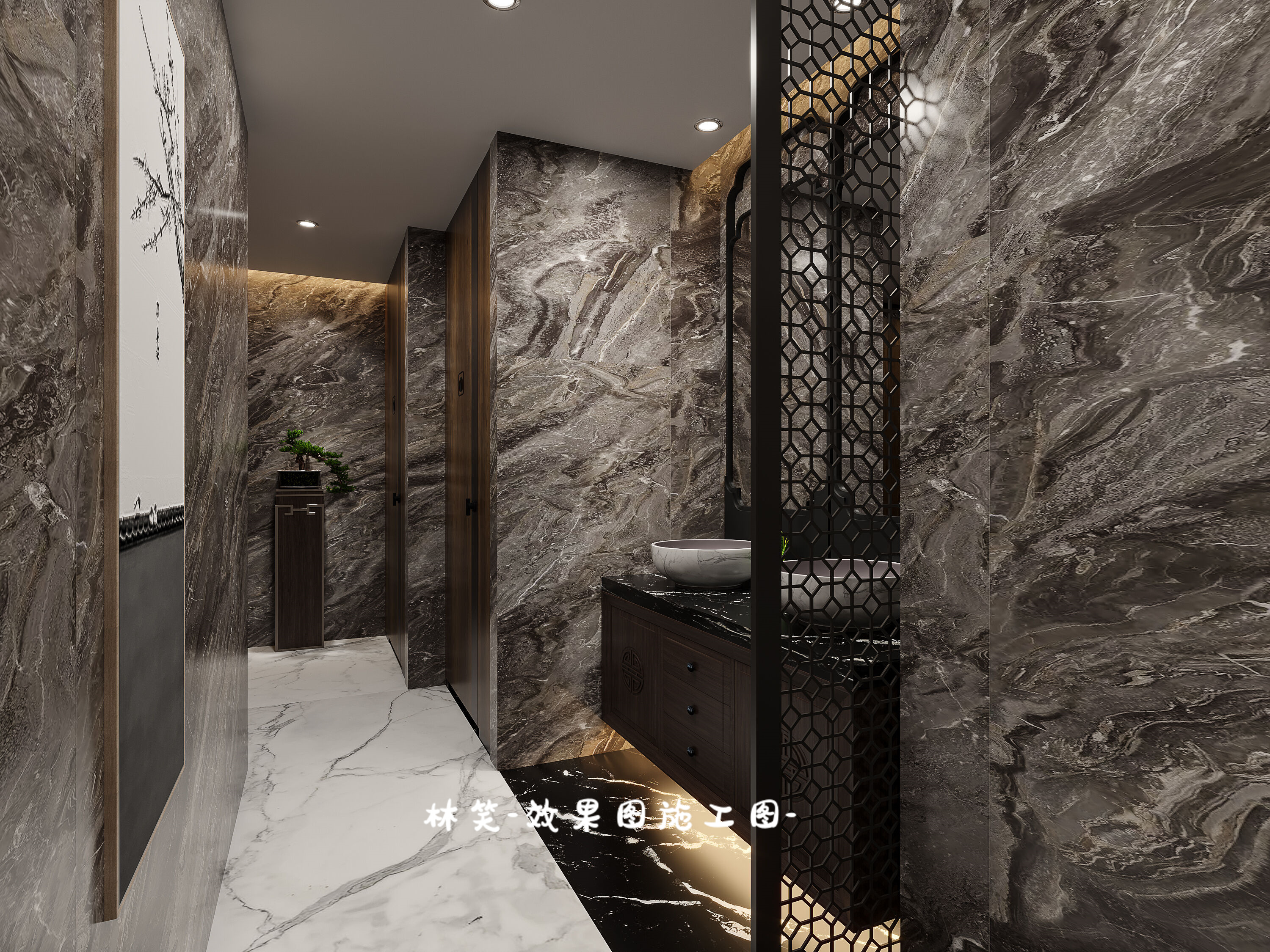 新中式棋牌室｜茶香沁人心，棋牌冶情操-8