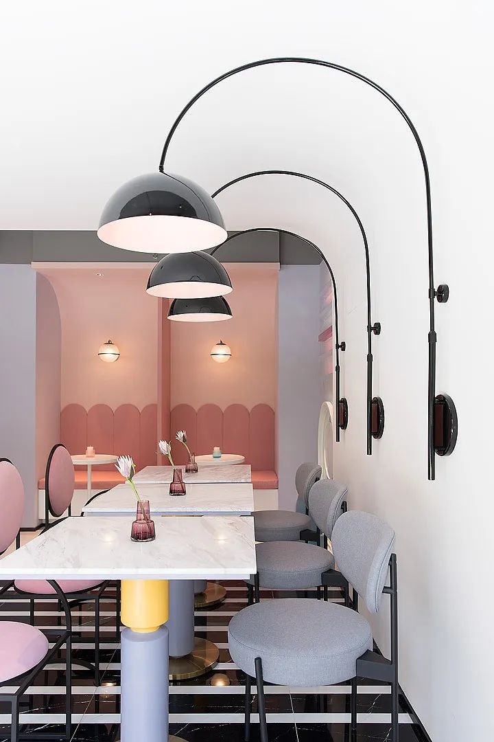 重庆金科天宸 63㎡孟菲斯风咖啡馆，设计巧妙融入多彩艺术元素-18