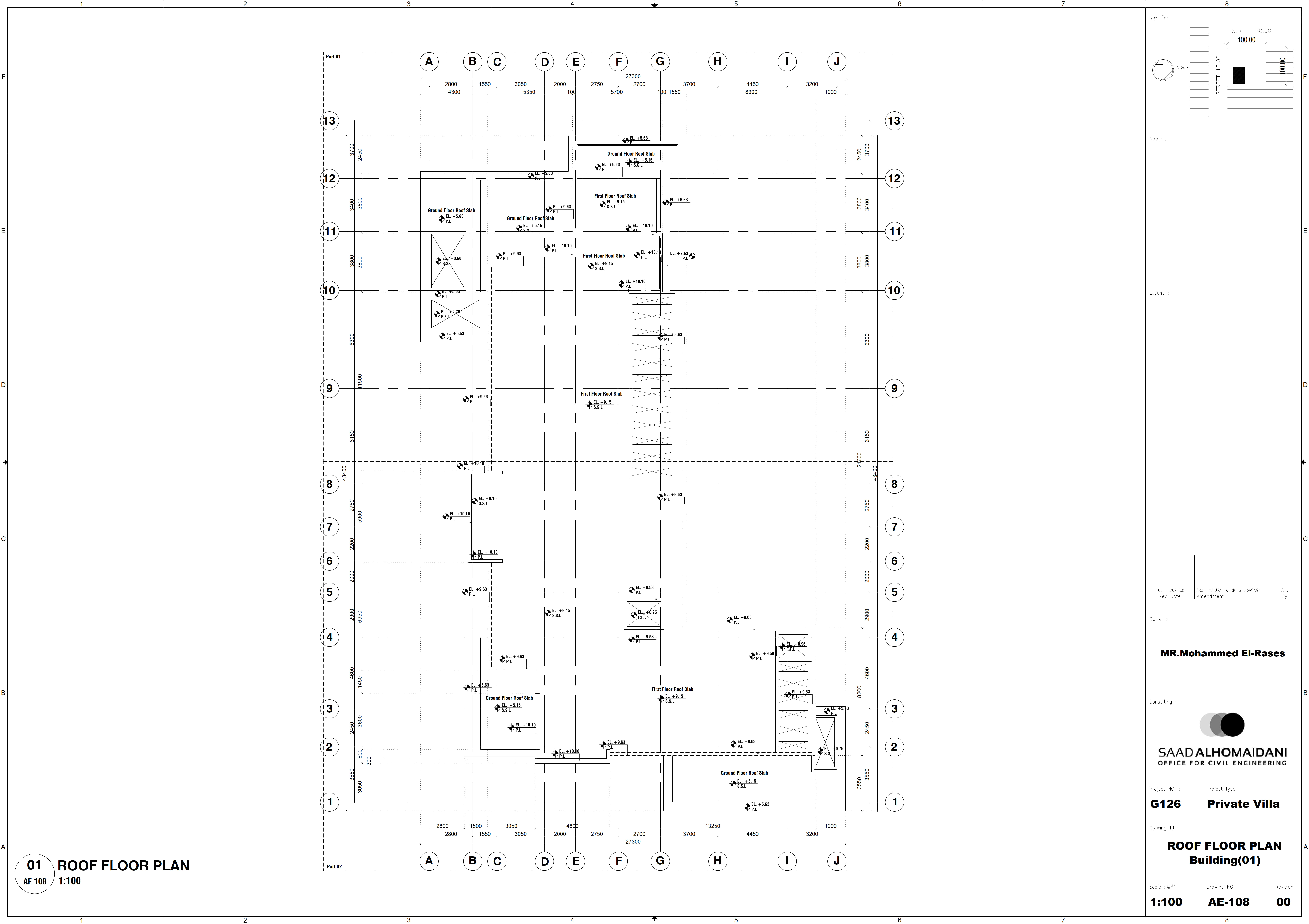 Working Drawings for Modern Palace - KSA-4