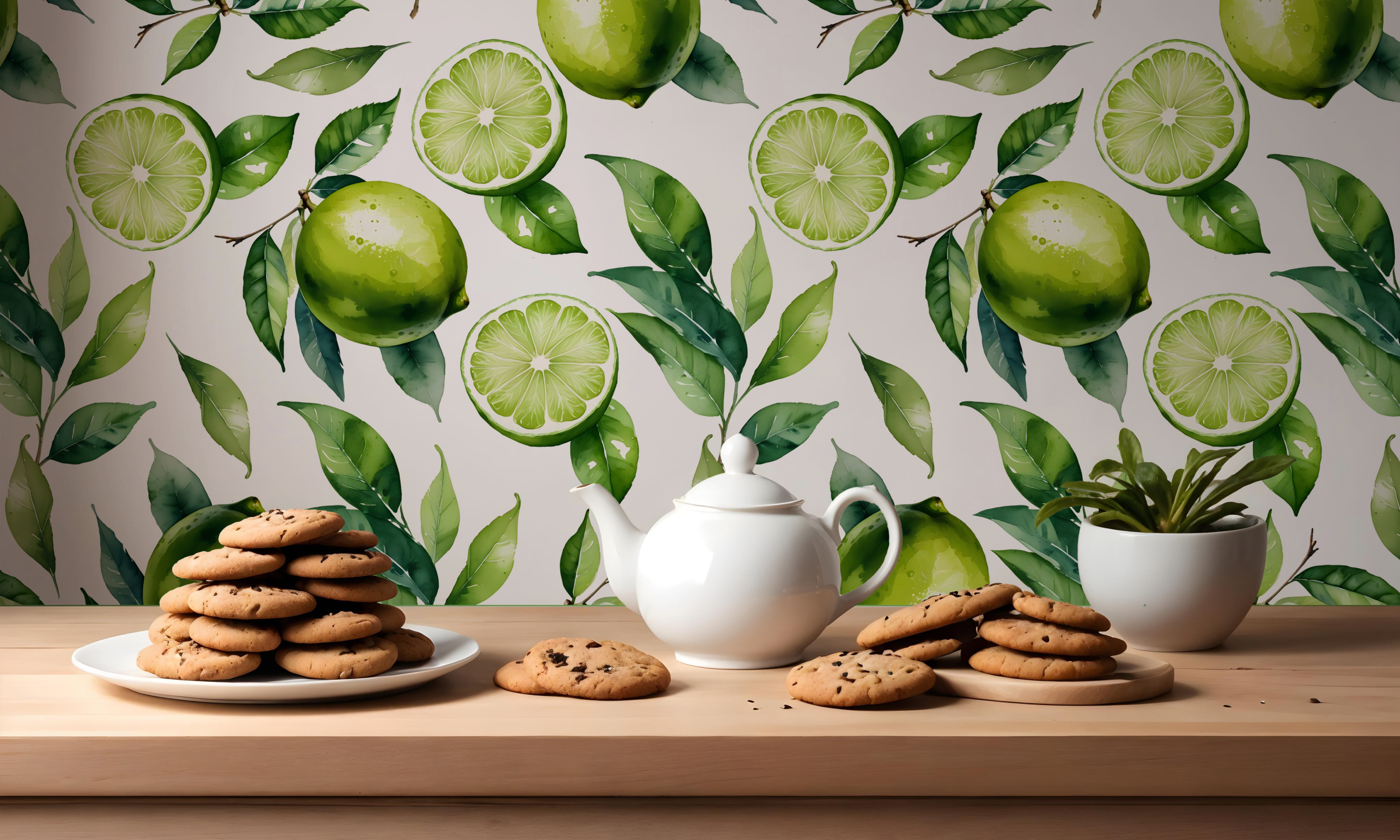 Seamless citrus pattern collection. Free print-9