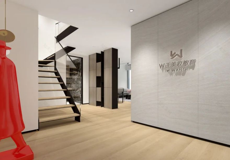 南宁王美妆教育空间 | 线性元素与自然光的和谐交响-18