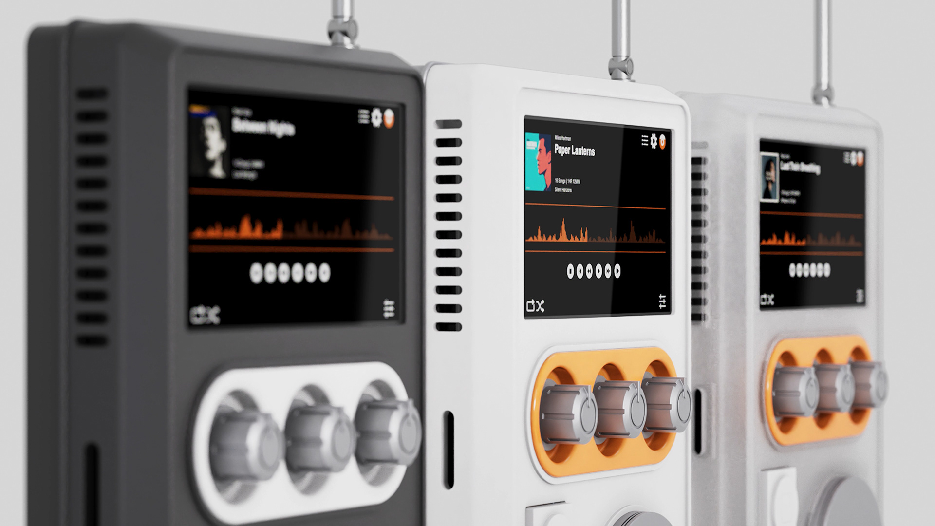 音乐播放器3D产品动画丨Marek Słota-11