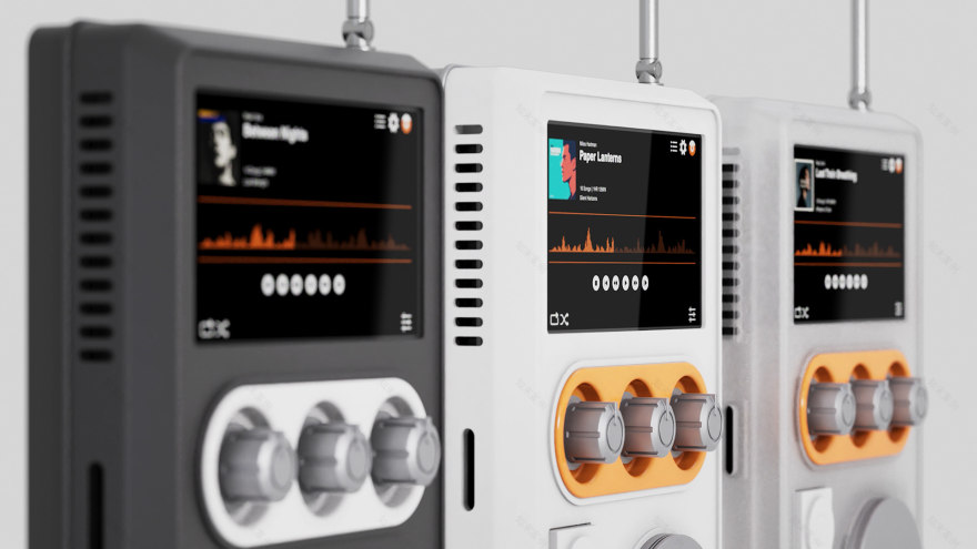 音乐播放器3D产品动画丨Marek Słota-11