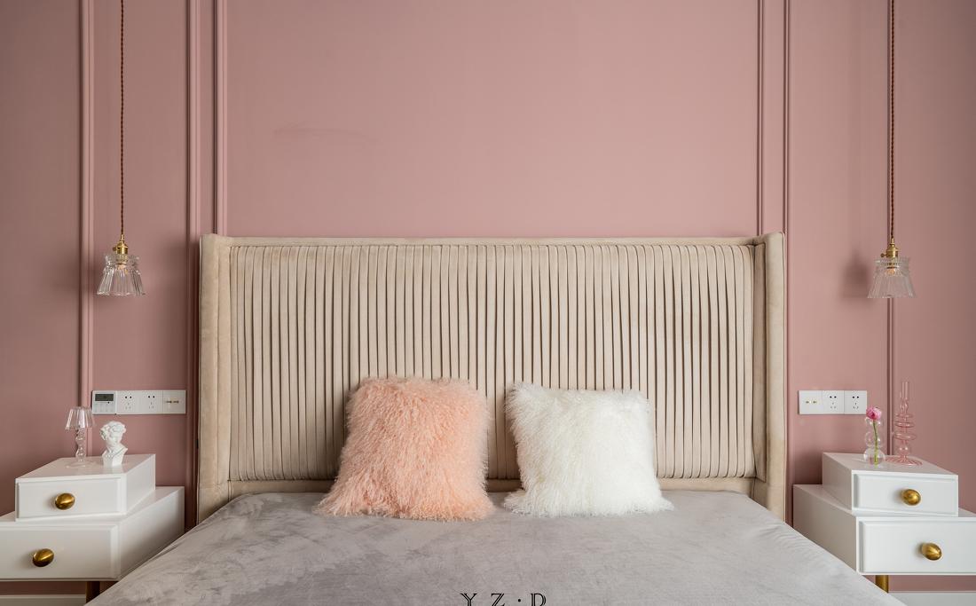 120㎡法式轻奢风无敌江景房设计丨言正设计-40