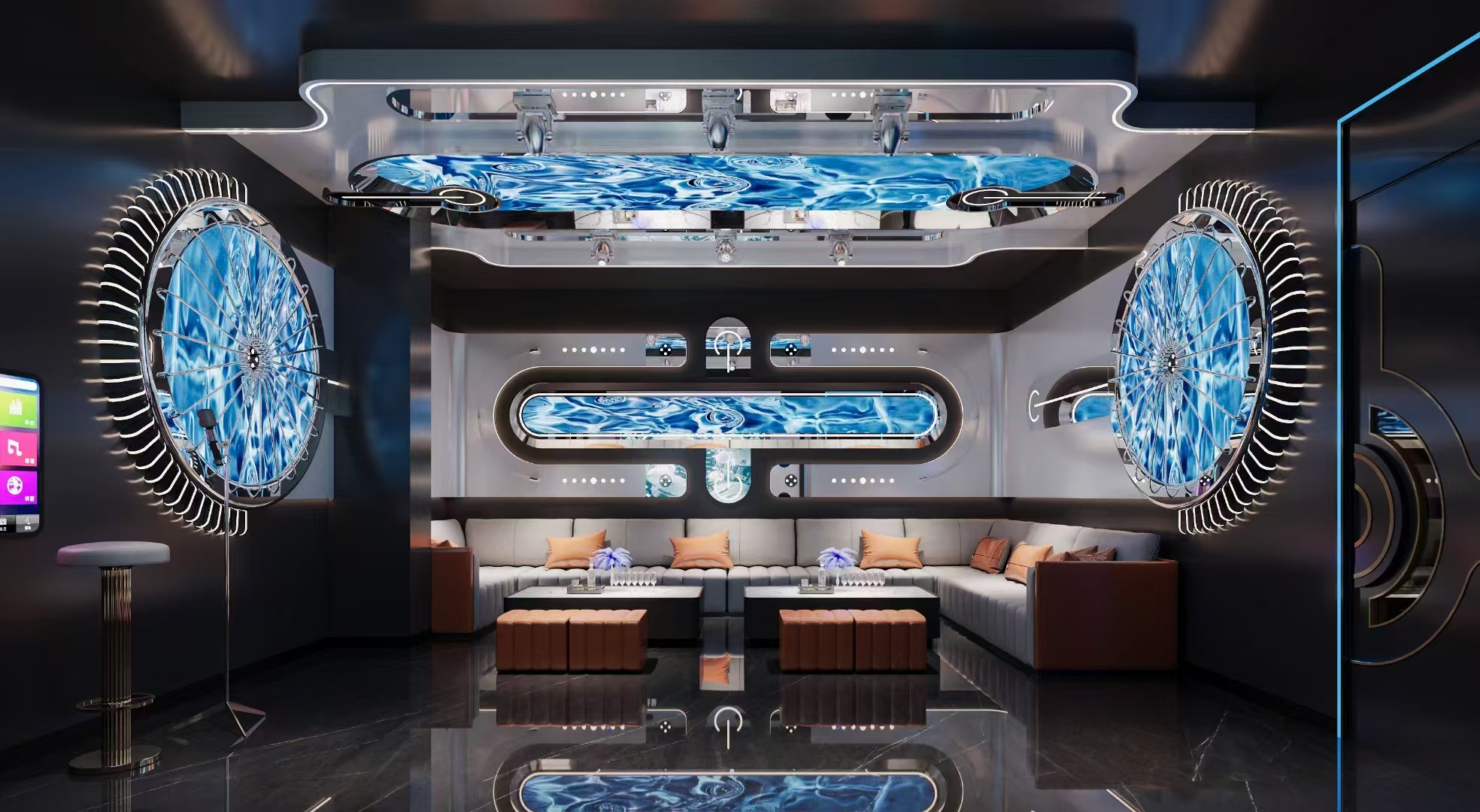 郑州设计感超强的KTV来喽，专业KTV设计就选天恒装饰-17