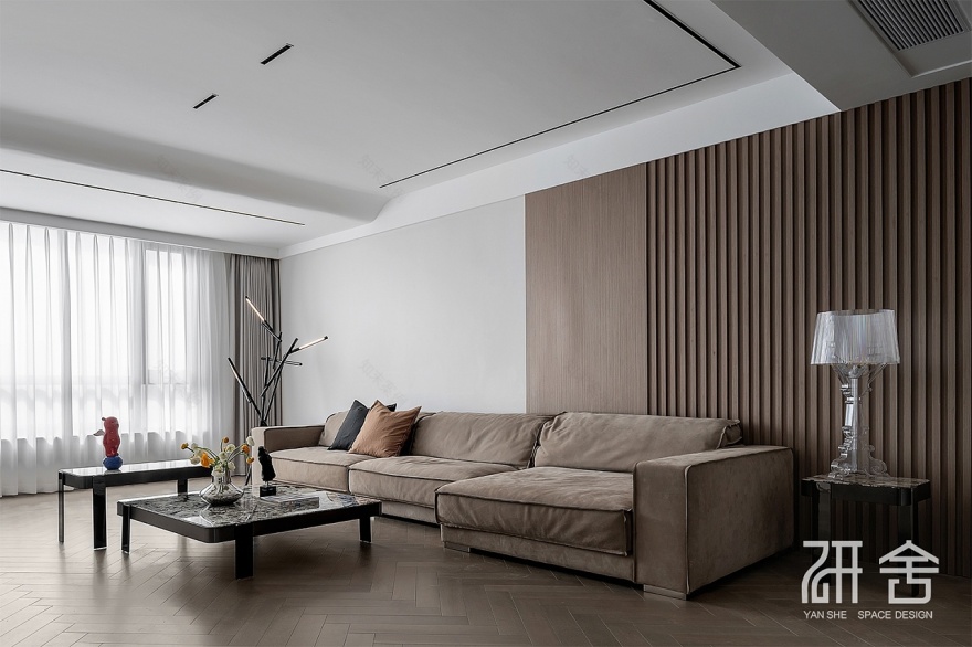 留白现代风格家丨研舍设计-9