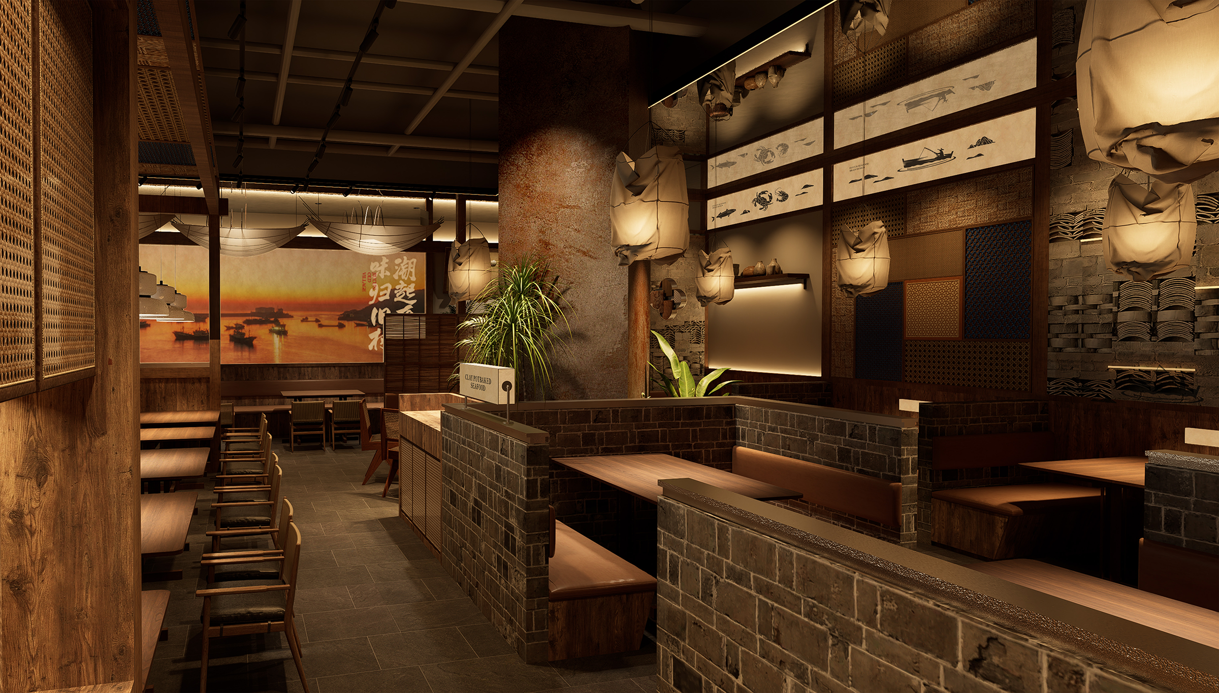 旧村·砂锅焗海鲜丨中国上海丨魔戏空间设计®  ABDdesign®-51