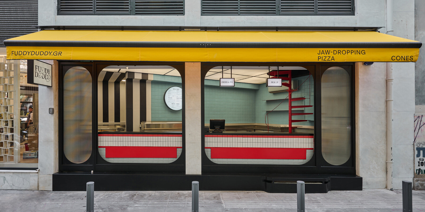 守旧的人披萨外卖丨希腊雅典丨Saint of Athens & ICD Designers-13