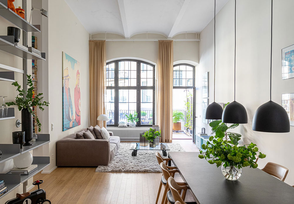 斯德哥尔摩昔日工业建筑改造的优雅阁楼-4