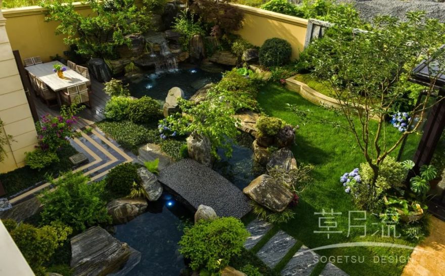 青山湖玫瑰园揽月苑别墅丨草月流-5