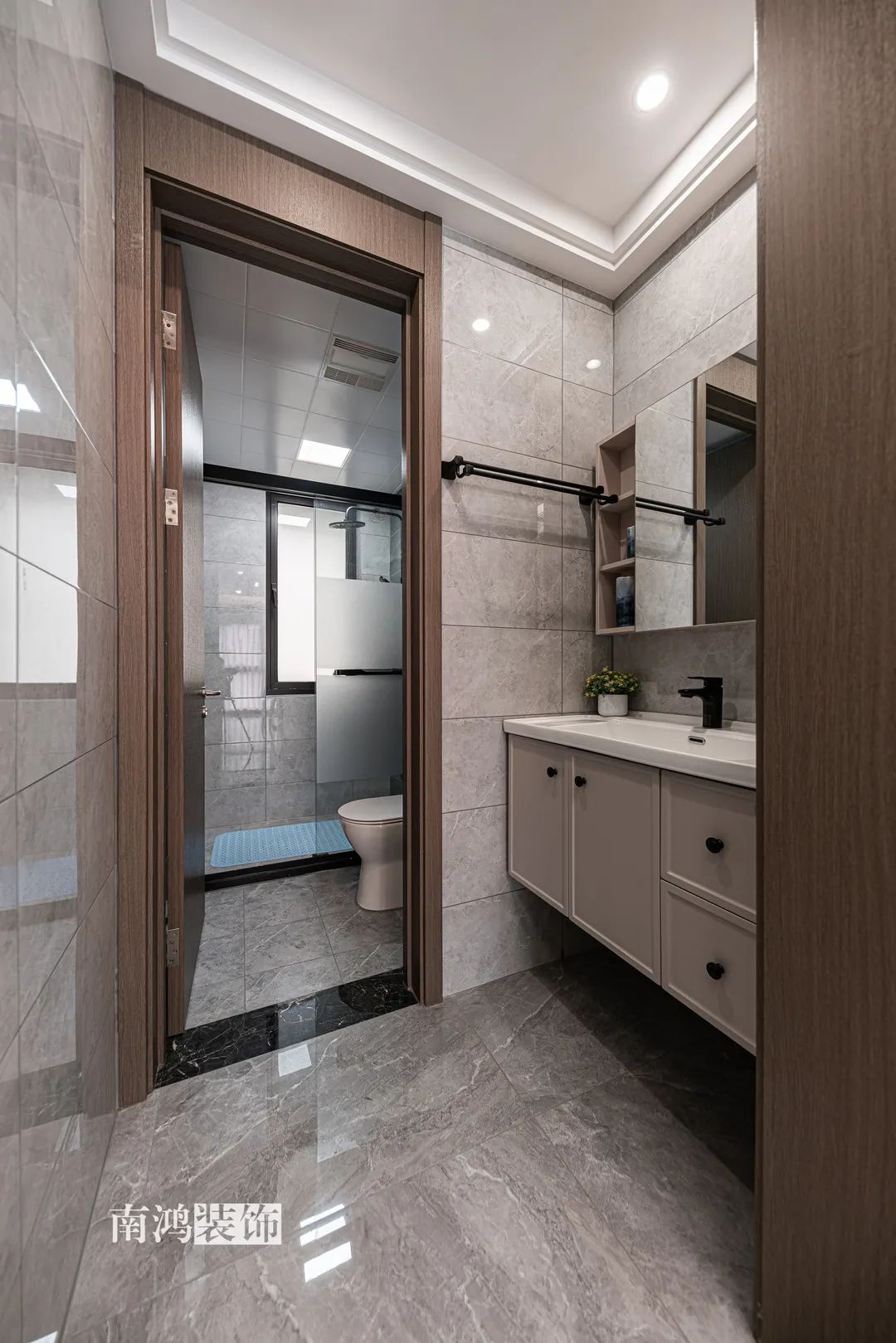 学成府 128㎡现代风格大平层设计丨浙江南鸿装饰-57