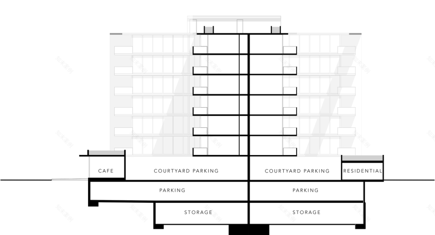 波克大道 10 号环保混合社区丨美国丨乔纳森·塞加尔建筑师事务所-17