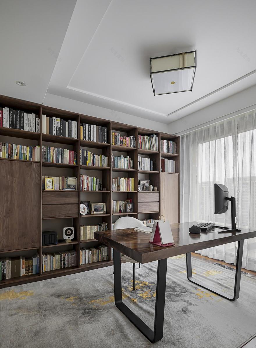 轻奢优雅的黑胡桃空间艺术-23