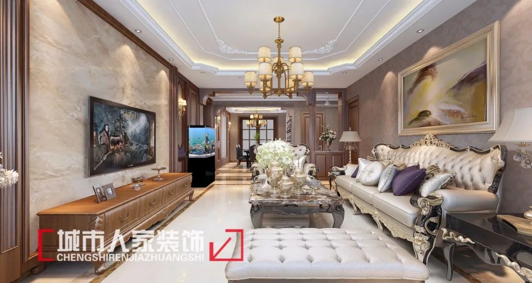 150㎡美式风格,打造城市中的自然角落-1