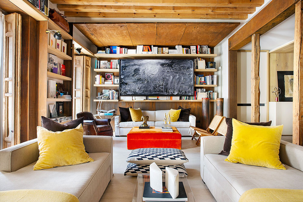 马德里创意无限的装饰公寓设计-7