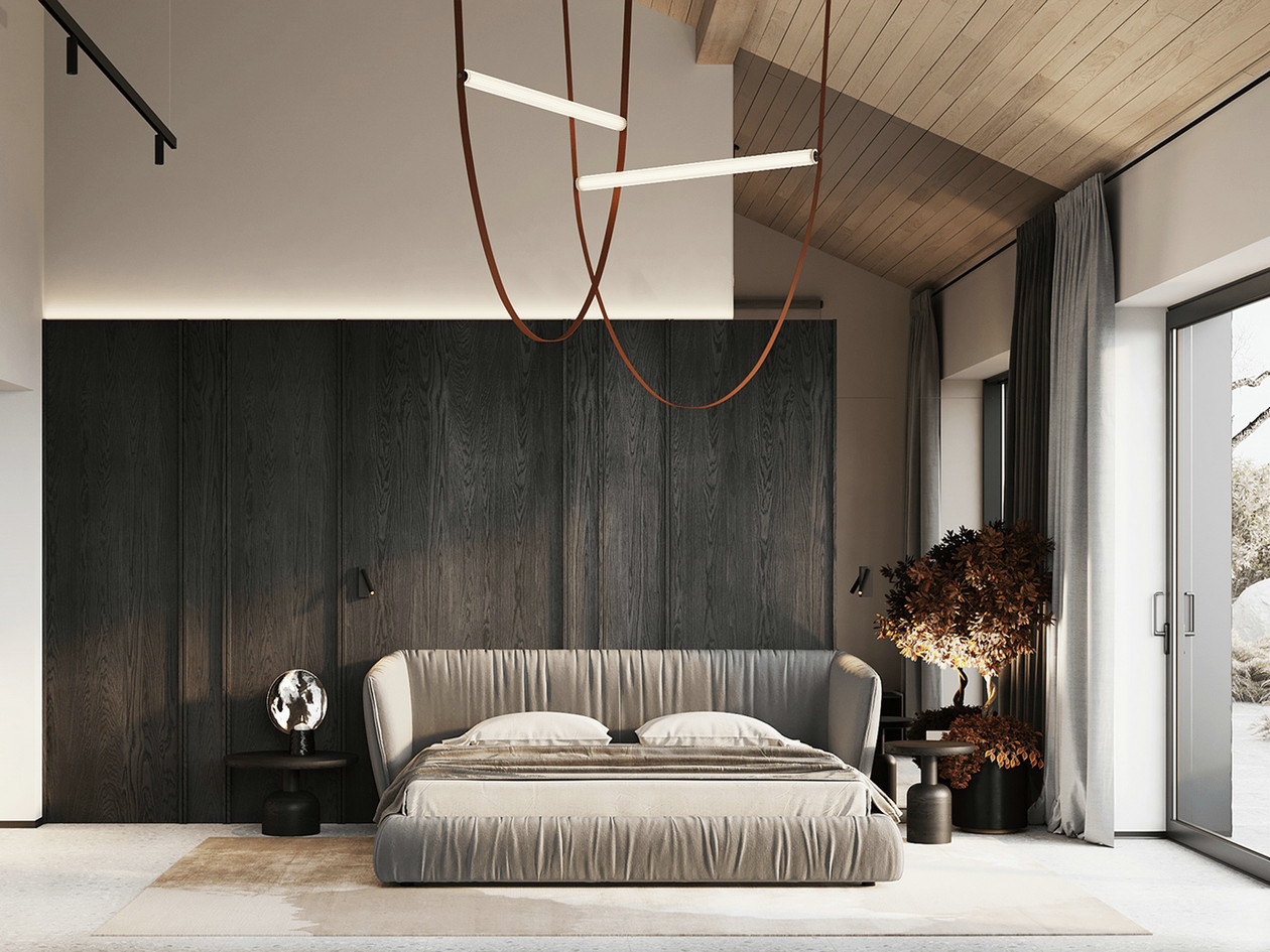 乌克兰170㎡住宅设计 越素雅越有品味！-4