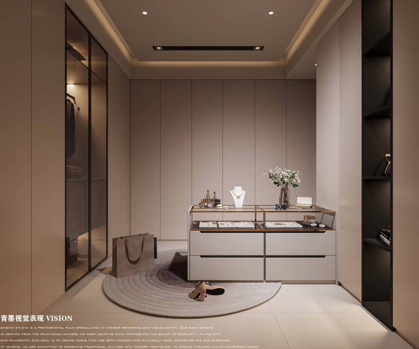 奶油风地下室-7