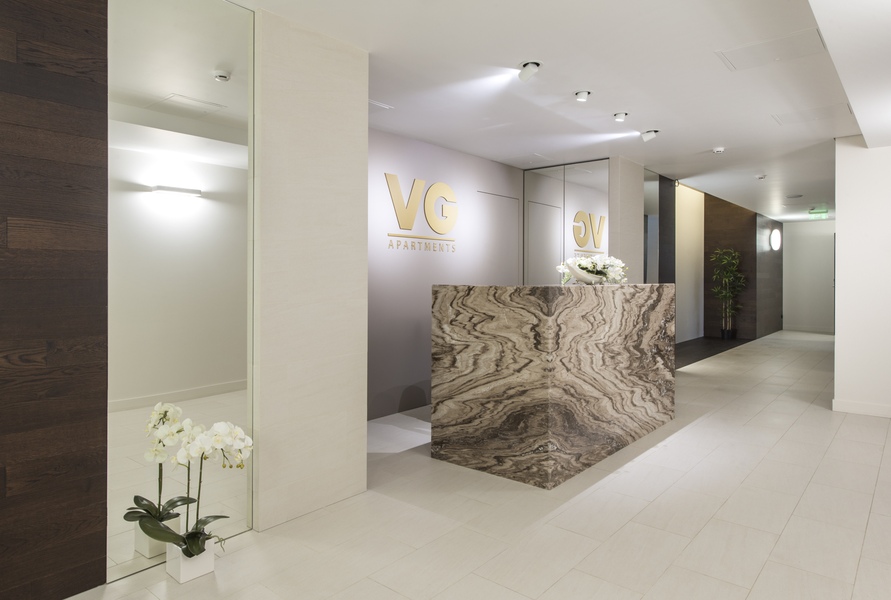 公寓酒店，The interiors of the Apartment Hotel in a residential complex Sparrow hills Alexandra Fedorova-15