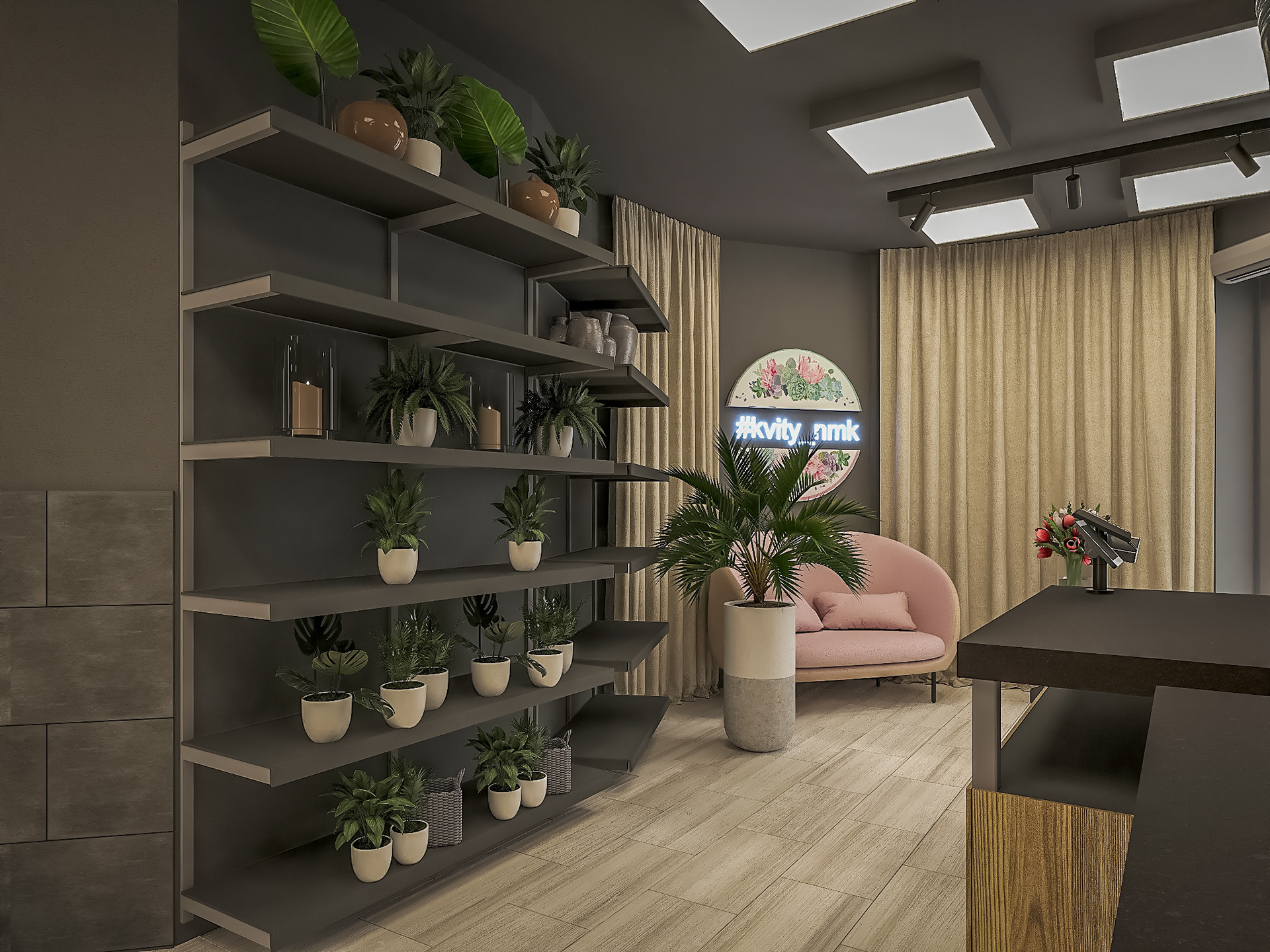 Kvity 花店室内设计丨俄罗斯莫斯科丨Planar Architecture 设计工作室-8