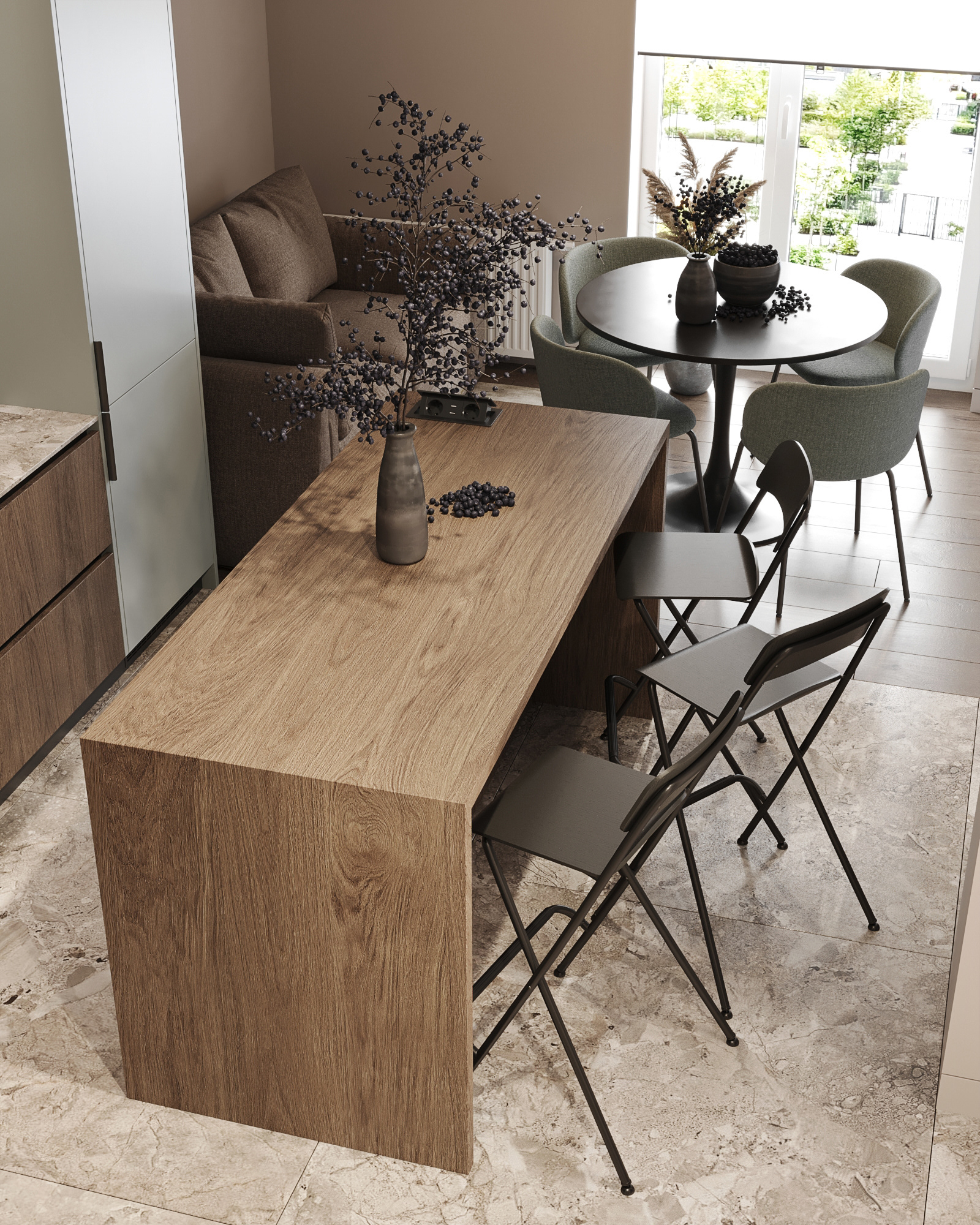 Contemporary Flat Design for Young Family-25