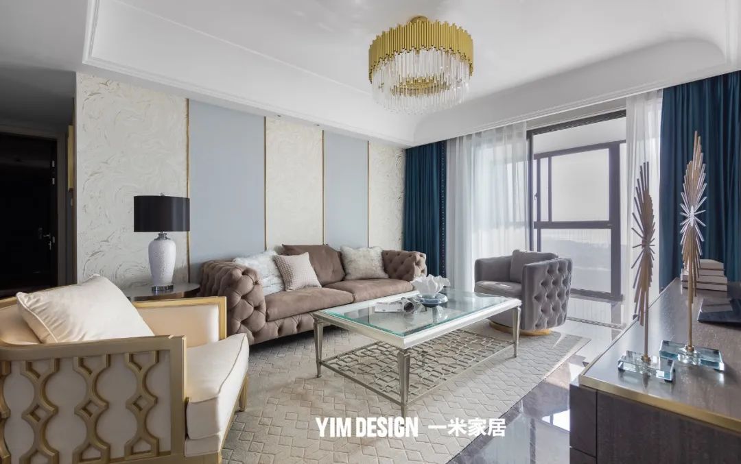 湖景轻奢美式宅丨一米家居,有料美学-13