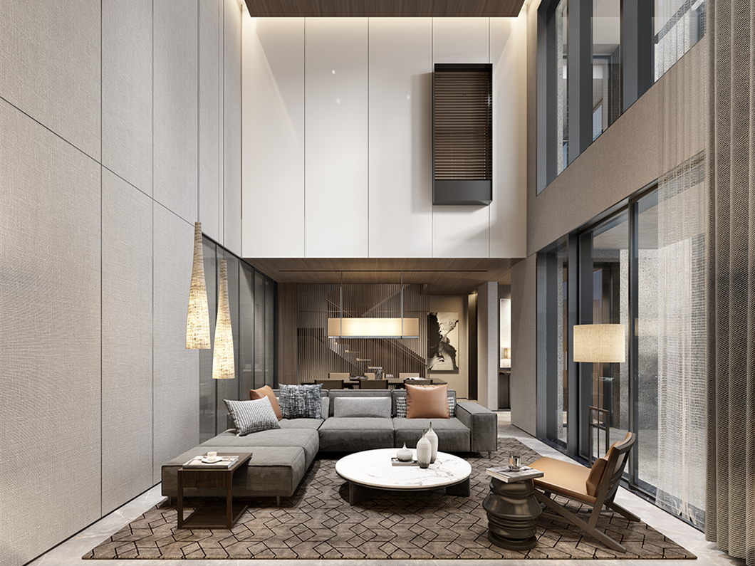 郑州永威·山悦合院中叠样板间-2