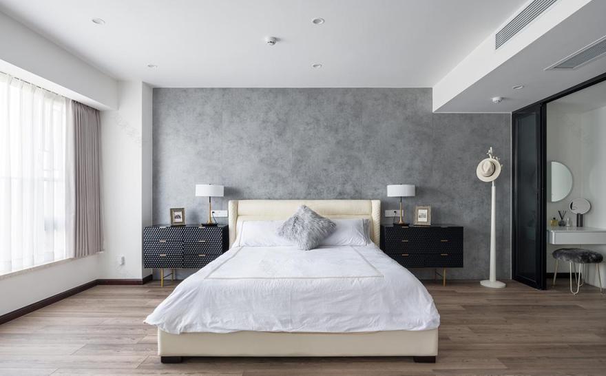 黑白灰的华丽乐章——220㎡超舒适家居设计-22