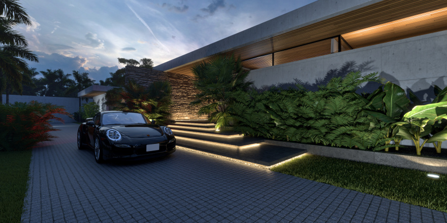 单故事现代住宅设计丨泰国-8