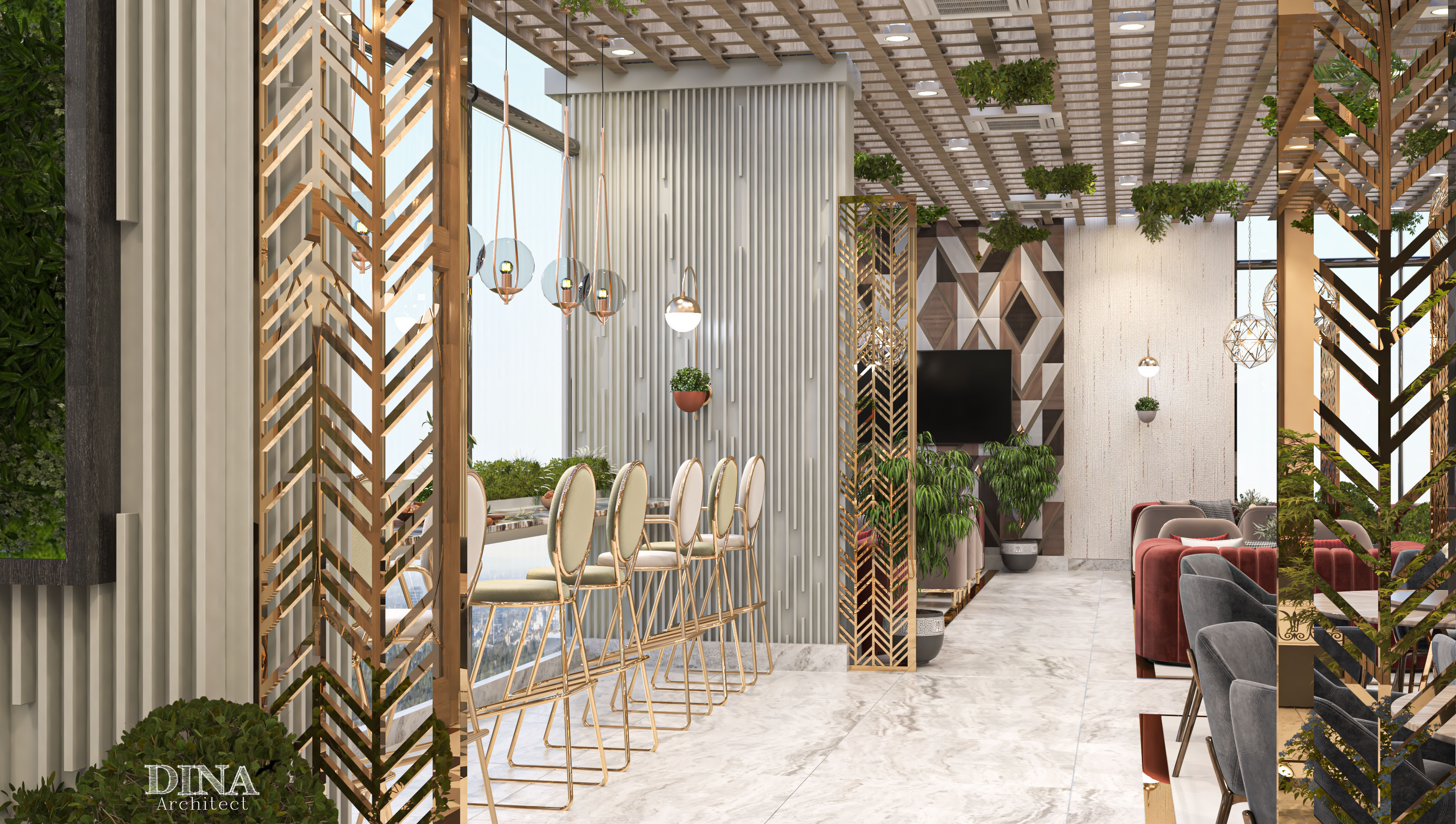 Sooad 餐厅丨沙特阿拉伯麦加丨Almamlka design-10