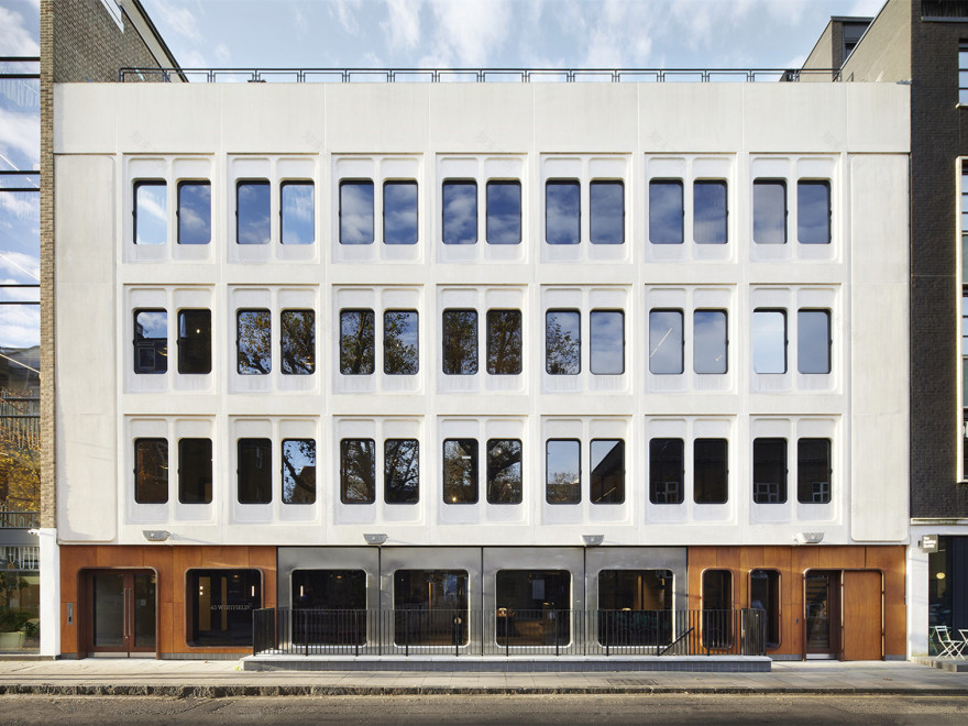 伦敦 Whitfield 街 45 号办公楼翻新丨英国伦敦丨dMFK Architects-3