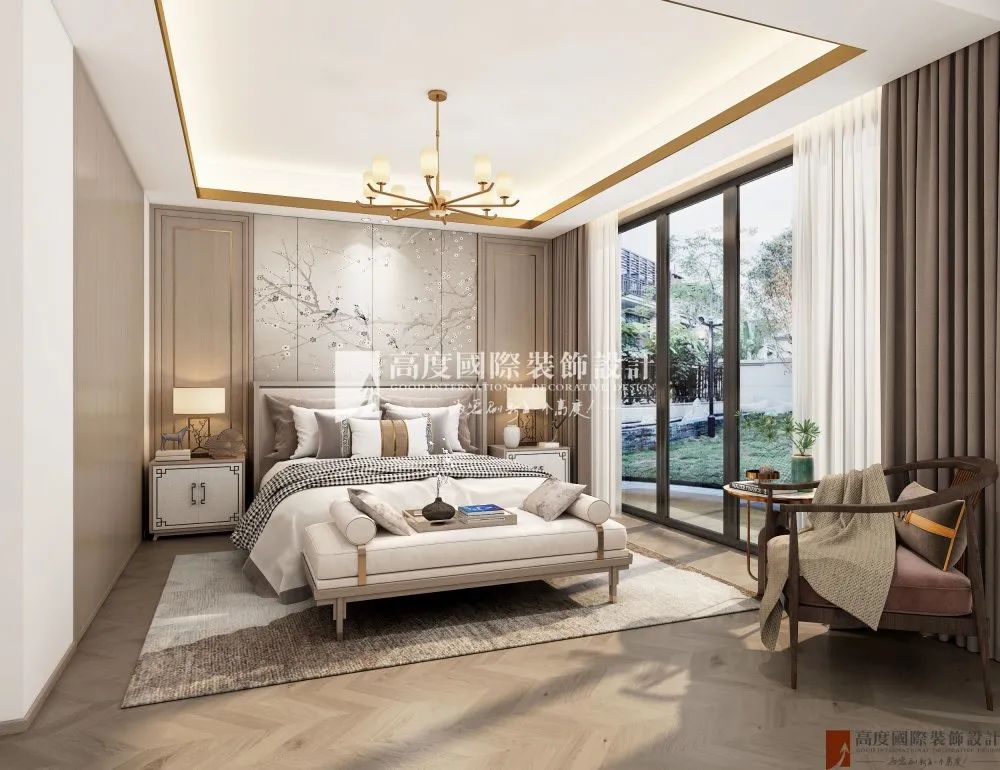 新中式世茂龙湾国风设计，原木演绎森情余生-57