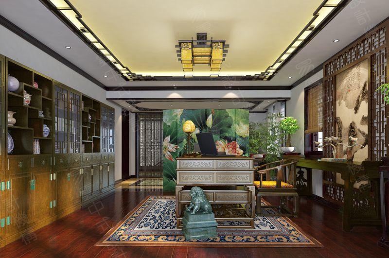 南京中山陵办公区新中式售楼处设计-11