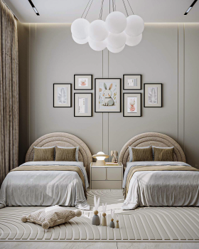A Cozy and Functional Children’s Room with Ensuite