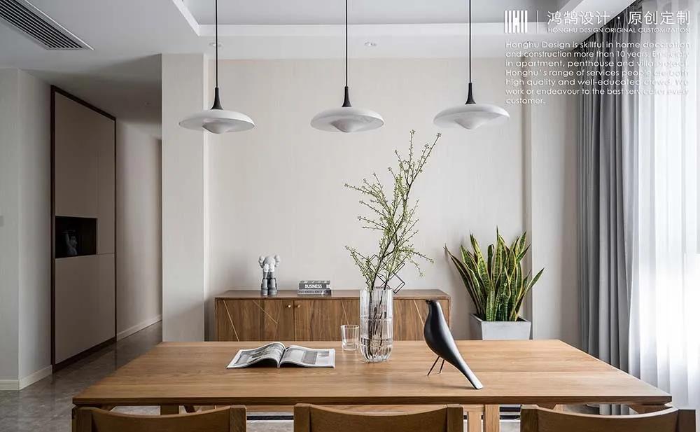 绍兴鸿鹄设计 | 平层北欧风 | 140㎡自然舒适空间-21