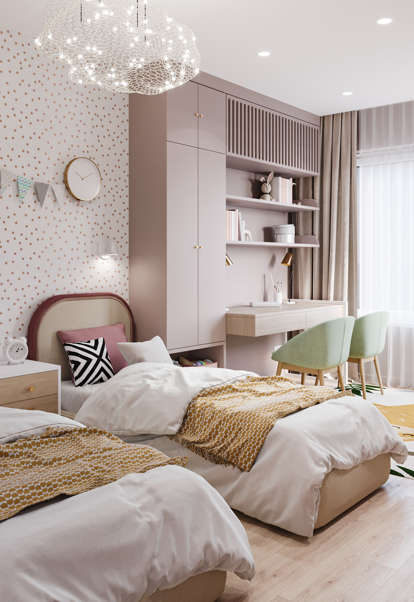 莫斯科多彩色系公寓设计丨俄罗斯莫斯科-17