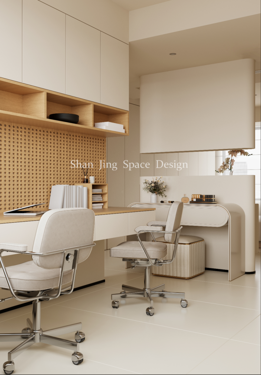 山境空间新案| 柔光之境：现代原木奶油风的治愈叙事-53