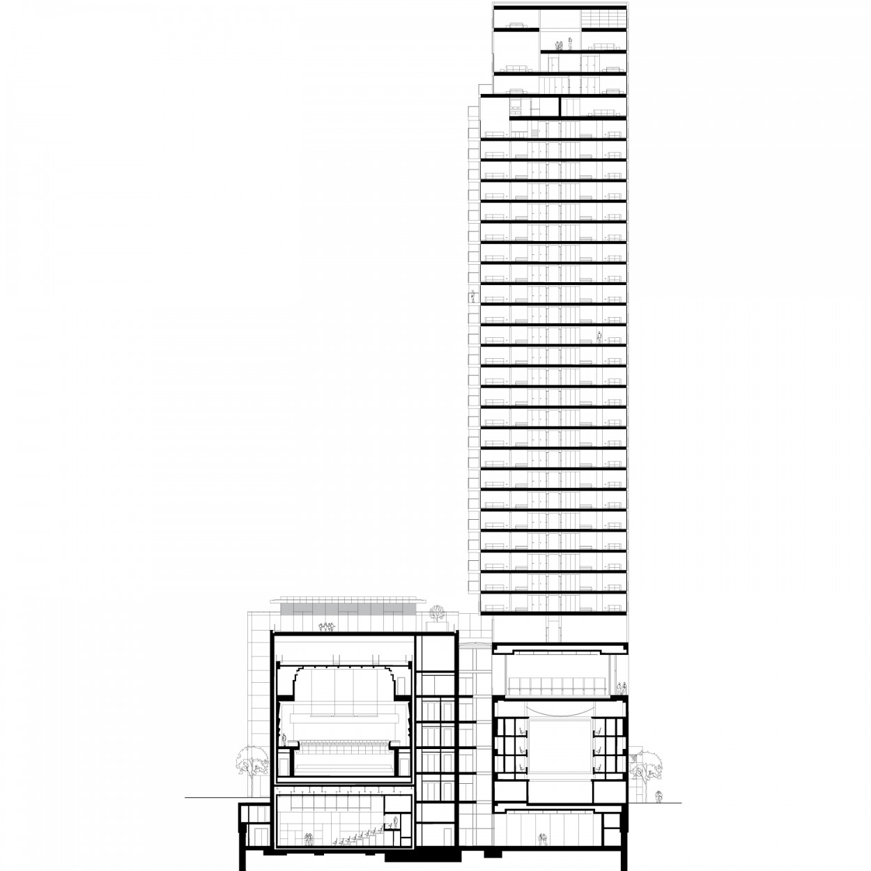米尔顿庭院，苍鹭大厦（注：The Heron直译为苍鹭，这里结合一般建筑命名习惯处理为苍鹭大厦，若有更合适的背景信息可进一步精准翻译） 丨英国伦敦丨David Walker Architects,RHWL等-48