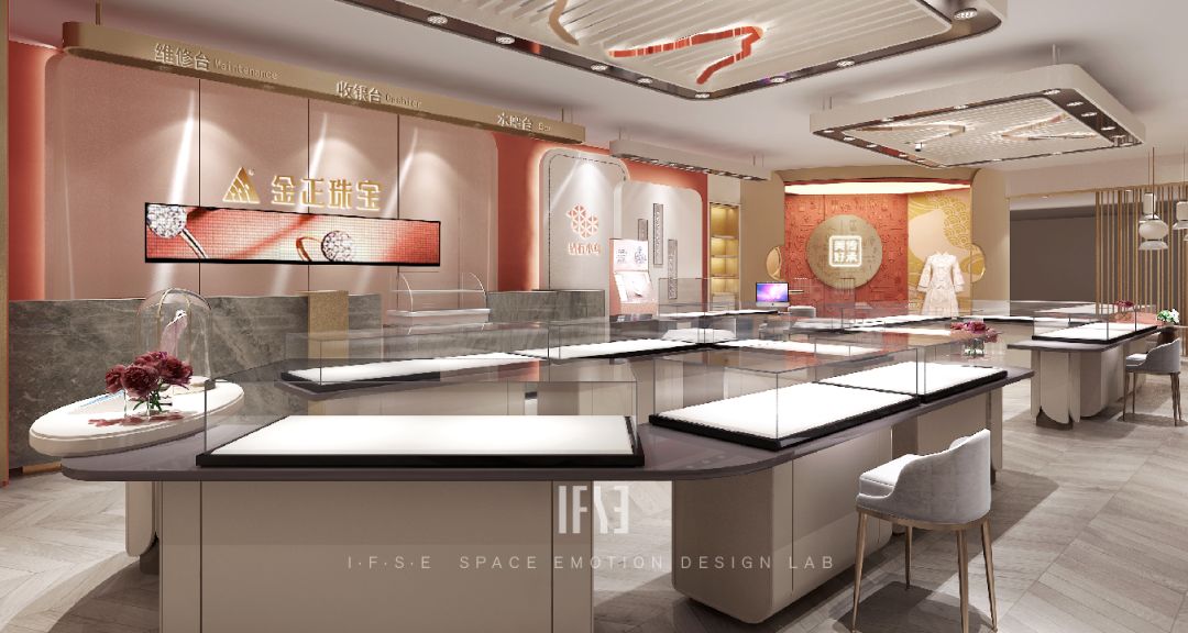 楚风汉韵·囍饰金正珠宝,打造体验式空间-51