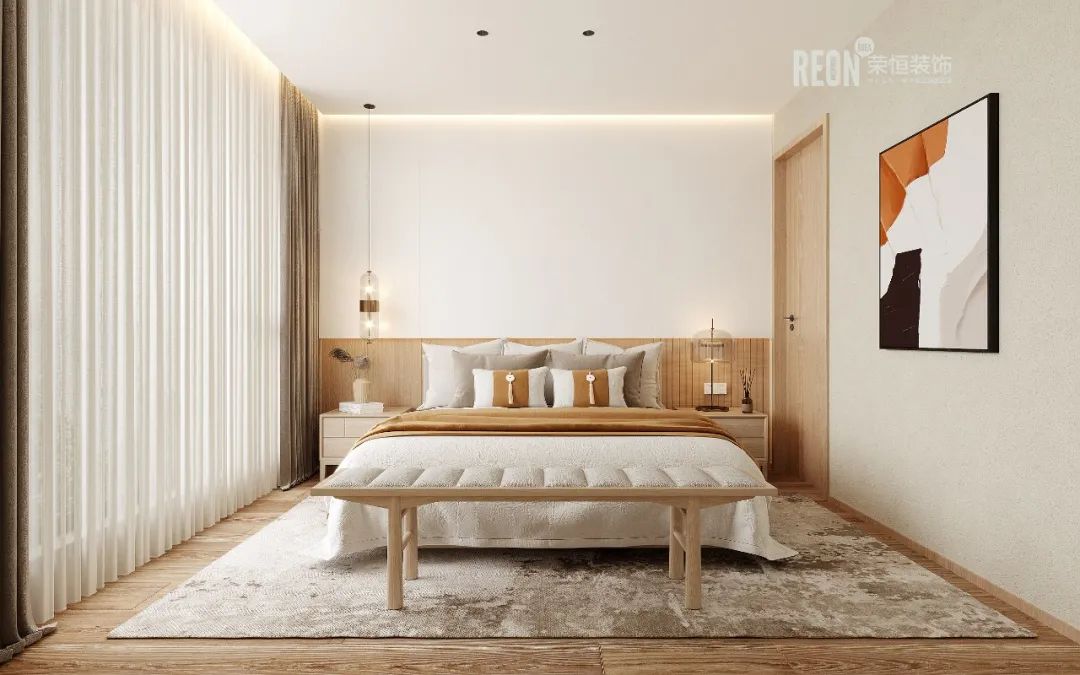 新黄浦花园名都四象府日式原木风设计丨中国黄浦丨三壹设-36