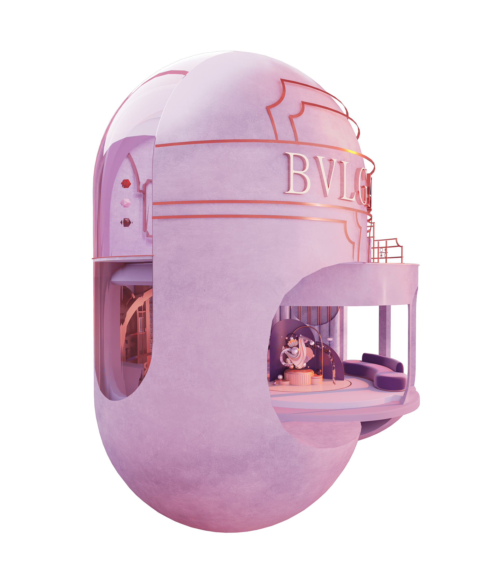 BVLGARI METAVERSE 室内设计-1