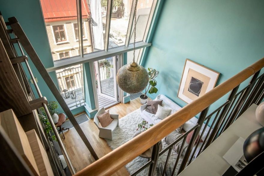 96㎡顶层复式,独享3个露台,狠狠羡慕了-10