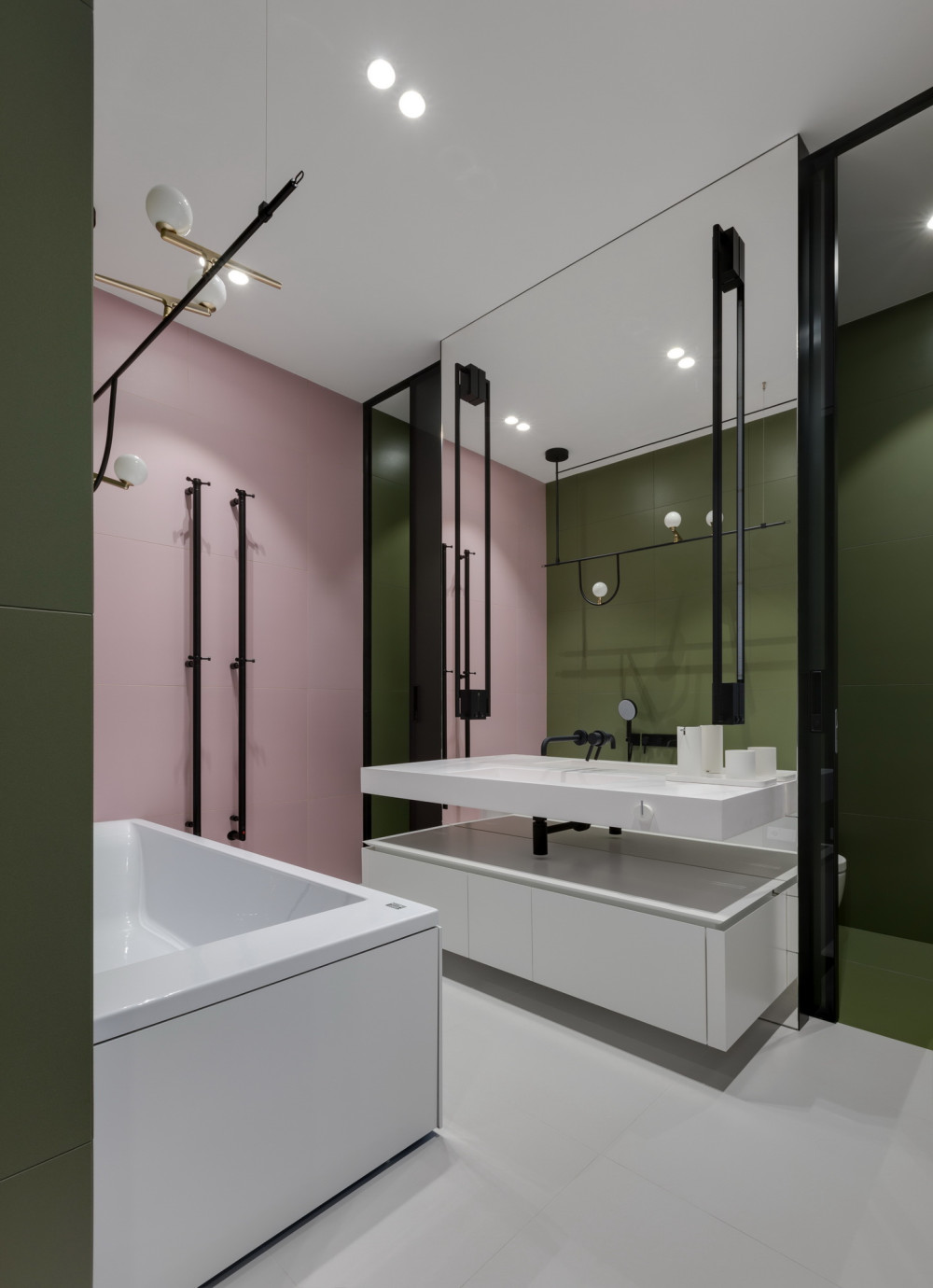 现代家庭公寓的多彩室内设计风格 Deep Chord interior / YODEZEEN Architects-15