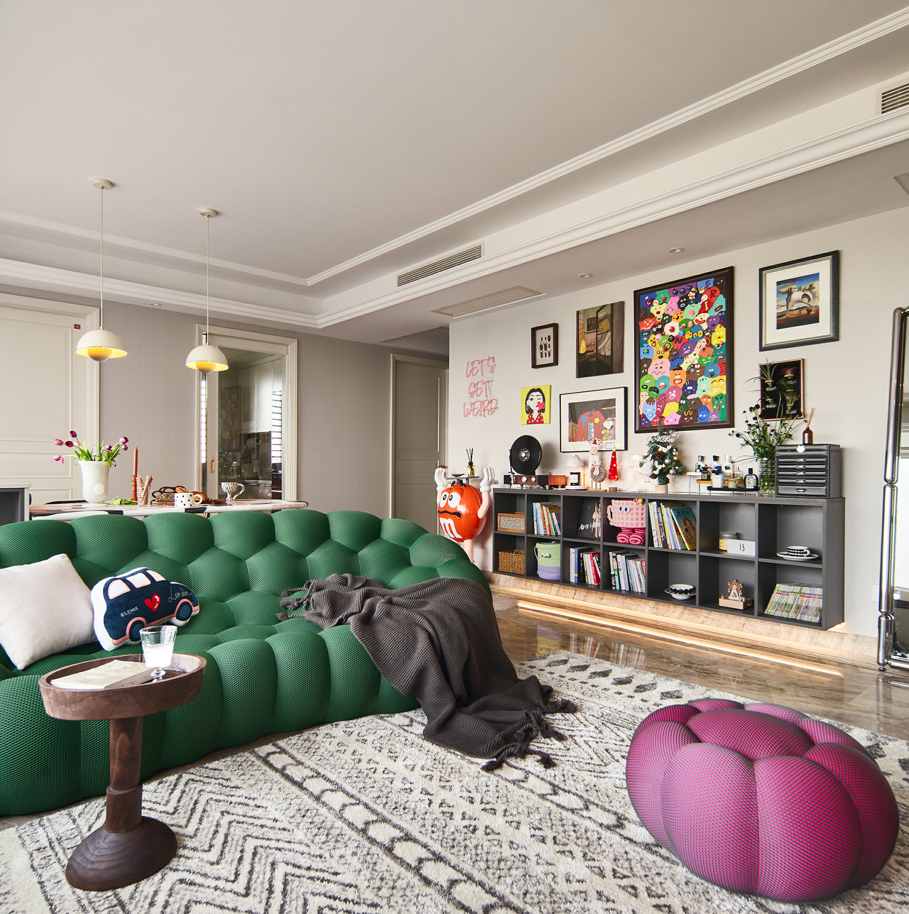 “她”宅,杭州古翠蓝庭丨中国杭州丨力设计-21