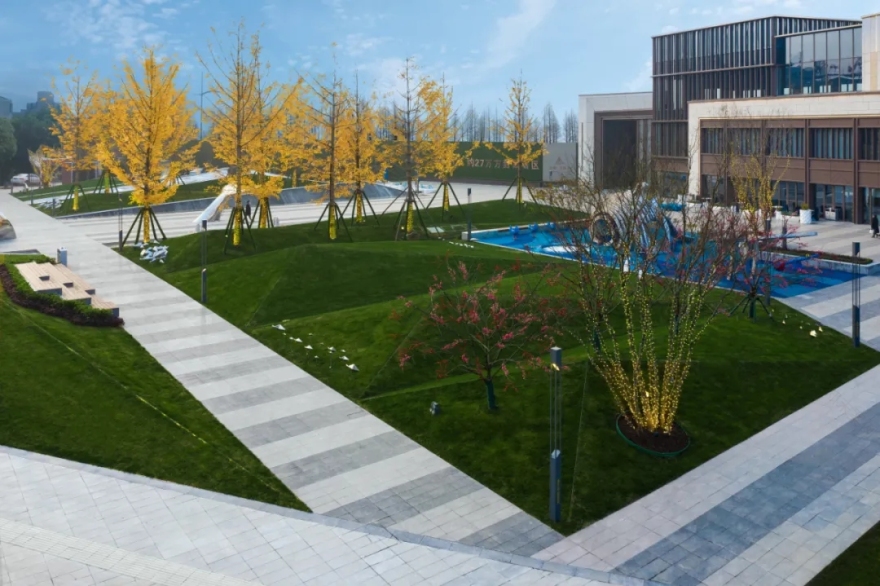 长沙中梁·玺悦台示范区景观丨中国长沙丨上海集塔景观建筑设计有限公司-8