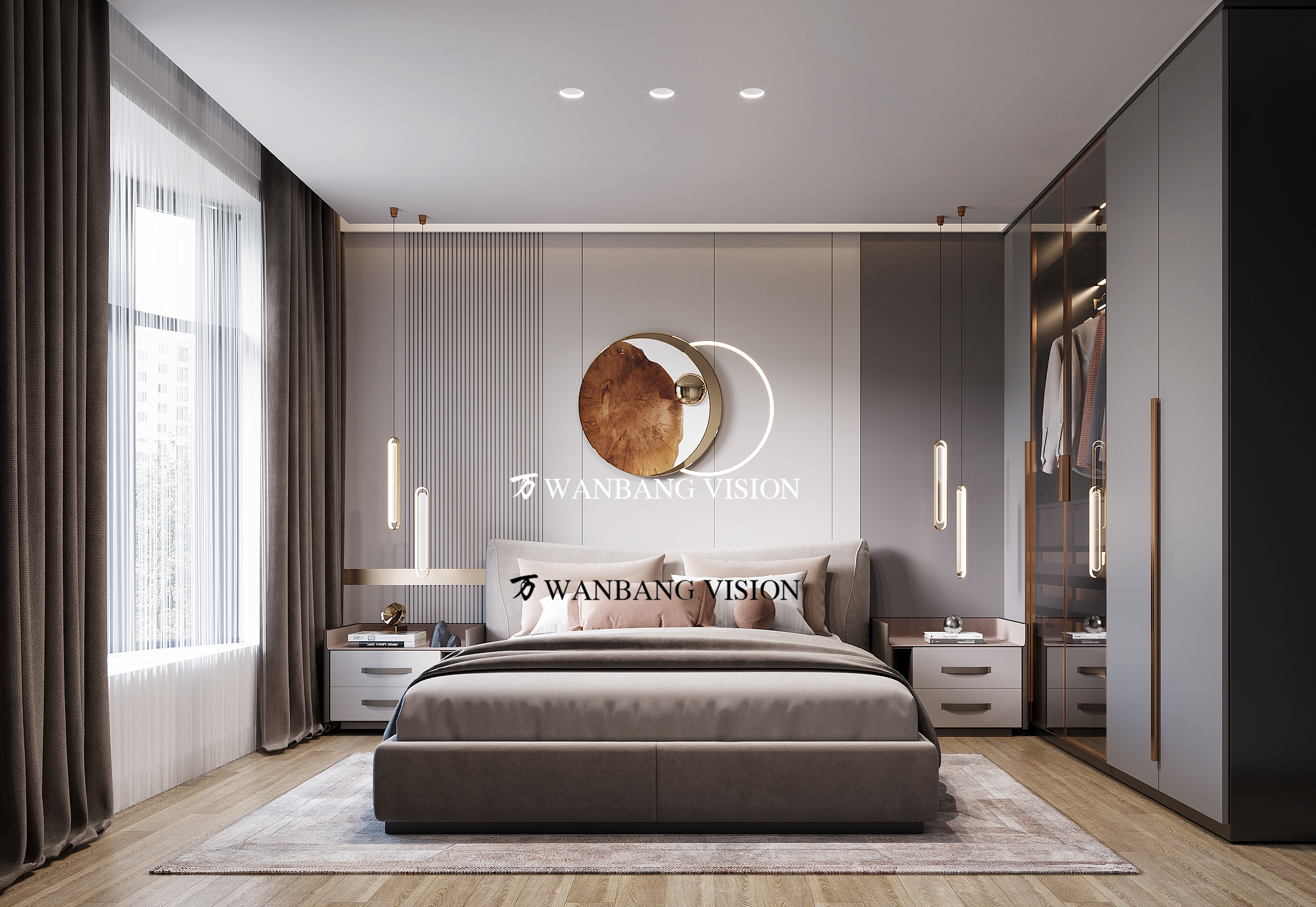 现代轻奢客餐厅 卧室-5