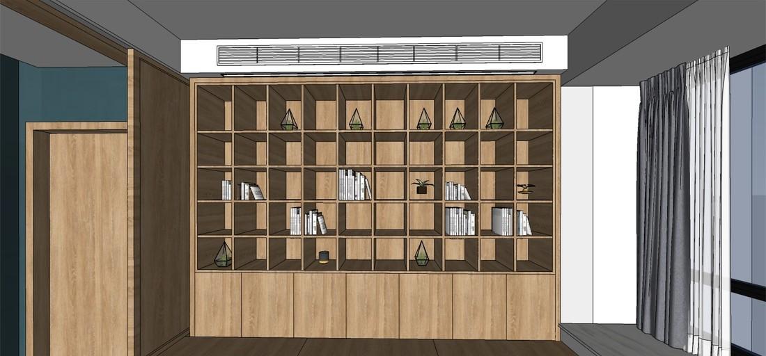 古希腊拱形窗映照的现代自然家-49