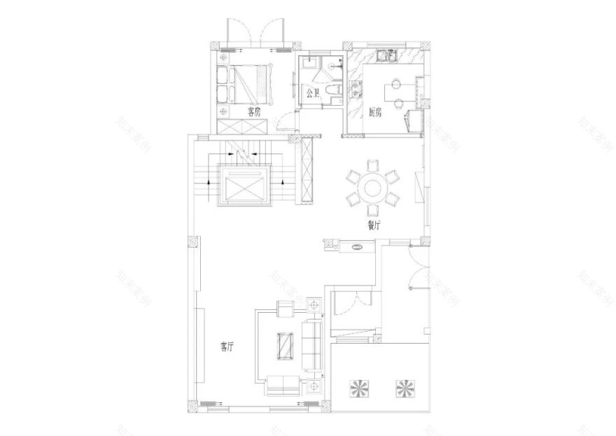 600㎡新中式别墅,演绎自然人文美学-7