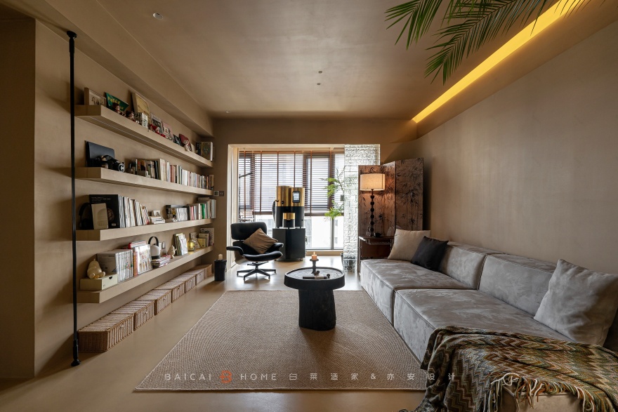 日落而息·咖啡烈酒奶油,华灯初上浪漫如至 · 白菜适家空间设计-4