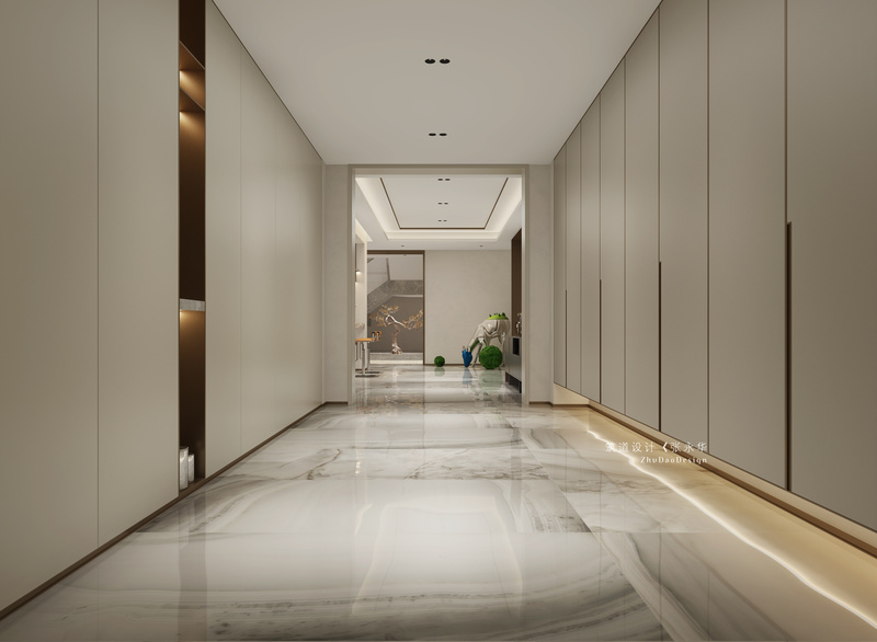 流动的光 · 现代轻奢大平层设计-12